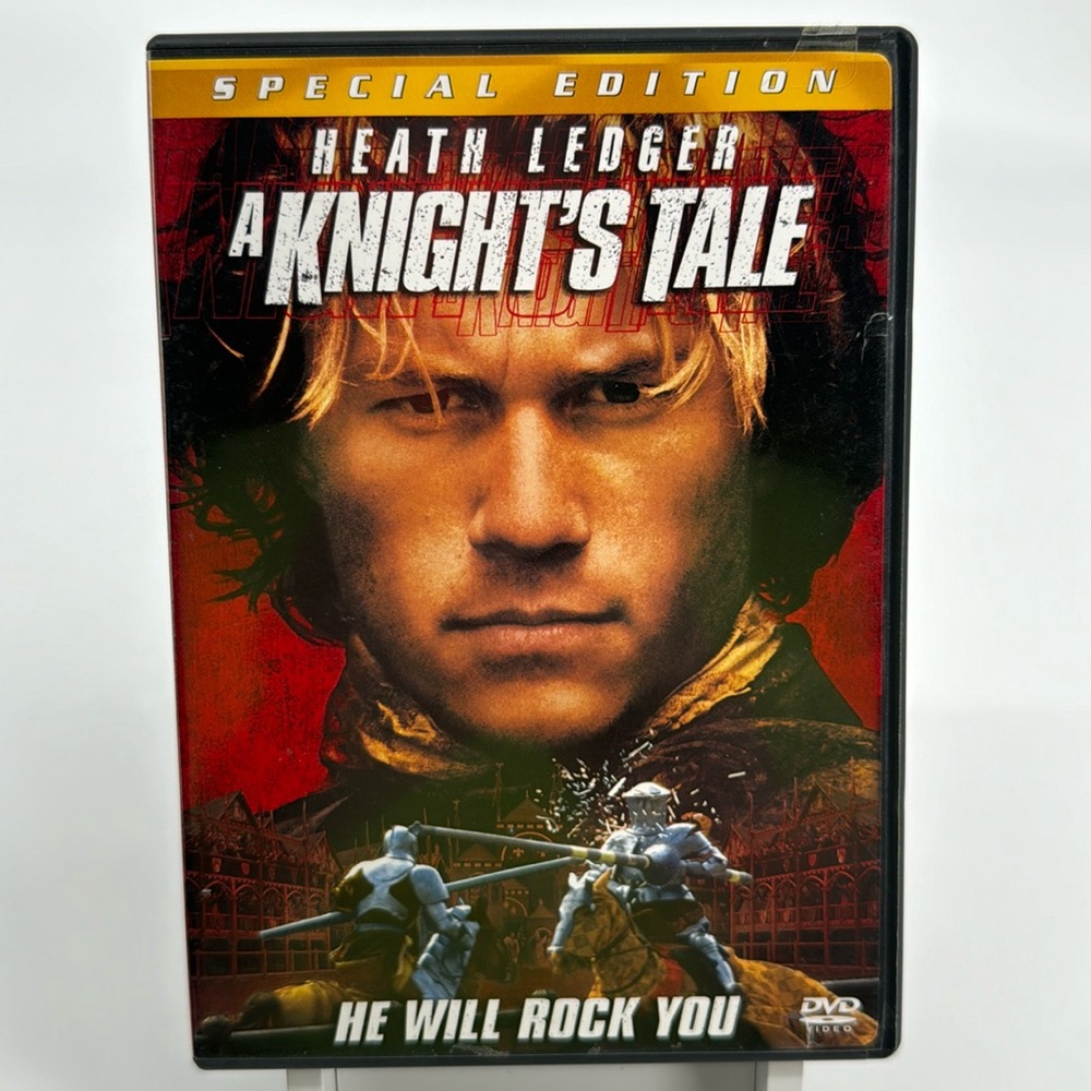A Knight’s Tale on DVD. Starring Heath Ledger. Special Edition.